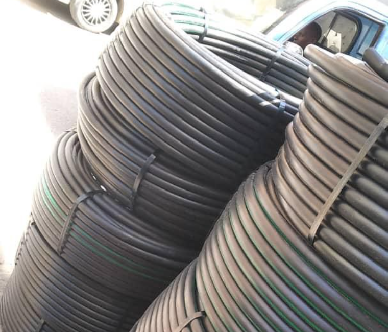 Water pipes for Geita project